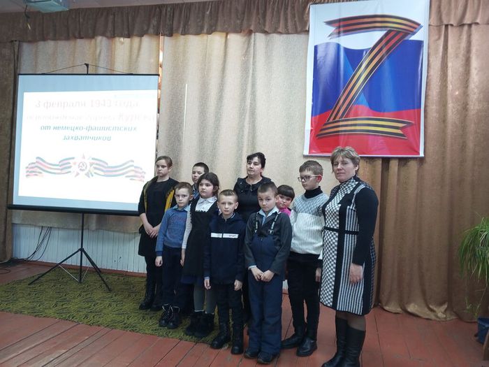 Участники Часа памяти «Курск освобожденный»