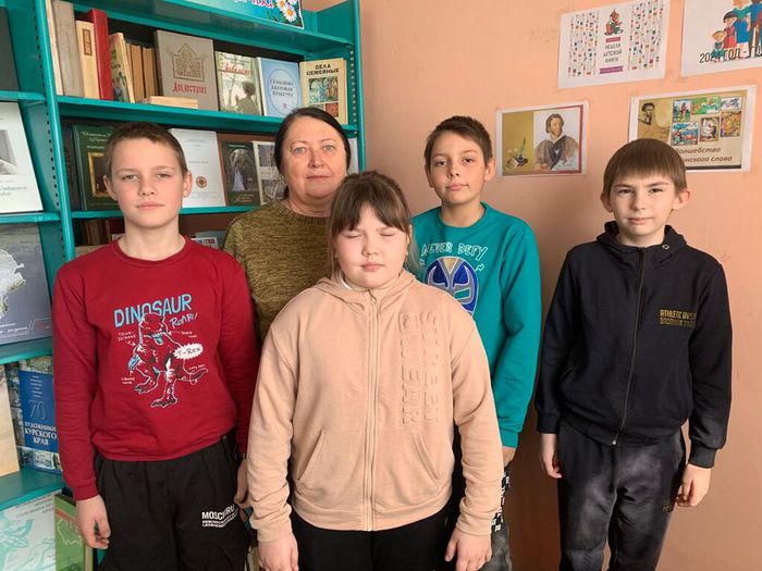 Участники Недели детской книги в Васильевской библиотеке