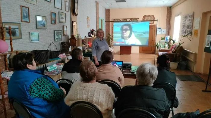 Участники тематического часа в с. Нижняя Грайворонка