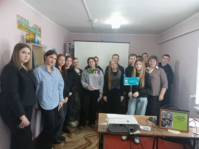 Участники литературной гостиной.