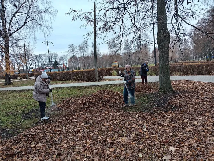 Специалисты Межпоселенческой библиотеки на субботнике