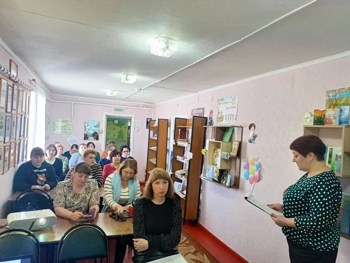 Выступление директора МКУК Советская МБ А.С. Репринцевой